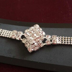 Crystal Rhinestone Bridal Bracelet