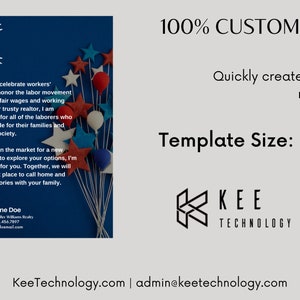 Happy Labor Day Real Estate Email Newsletter Template | Edit in Canva or instant download