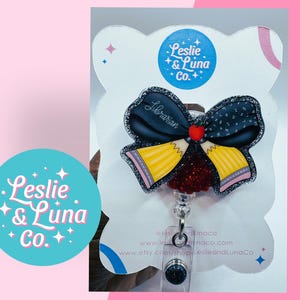 Bibliothekar Bogen Ausweis Reel, Glitter Ausweis Reel, einziehbare ID Ausweis Reel, Ärztliche Ausweis Reel, Büro Ausweis Reel, Bogen Badge Reel, Bibliothekar