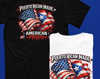 Puerto Rican Made American Proud Streetwear Tee, NYC Parade Limited Edition