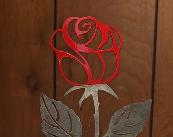 Table Top Steel Rose