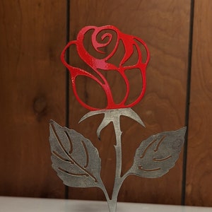 Table Top Steel Rose