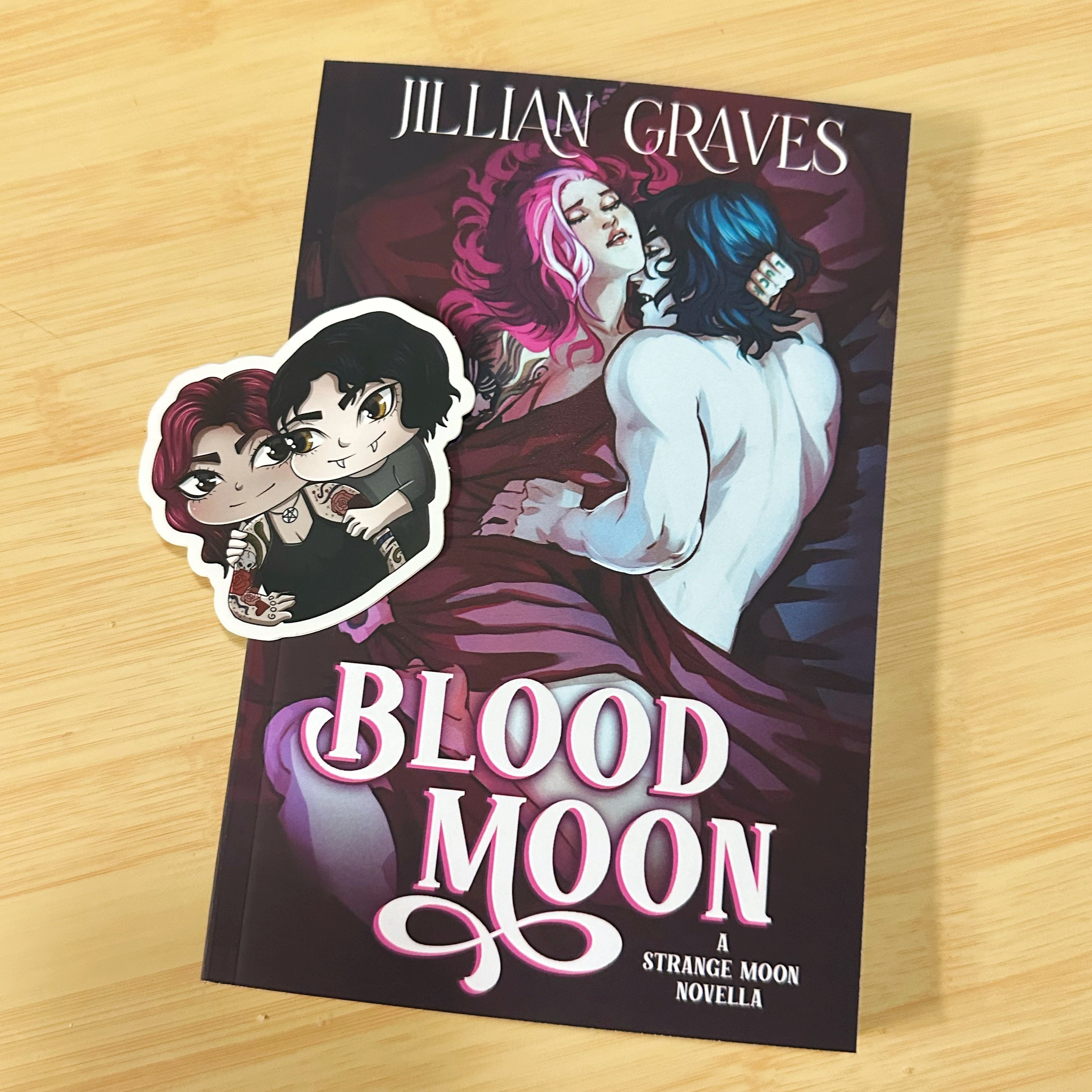 PREORDER Blood Moon a Rivals to Lovers Vampire and Witch Etsy