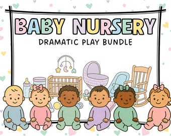 Baby Nursery Dramatic Play Center Printables: Preschool Role Play (PDF Download