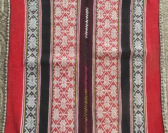 Q'ero Mestana Mesa Altar Ritual Cloth Handwoven on Loom Andean Textile Sacred Valley Peru 112523