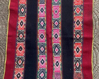 Q'ero Mestana Mesa Altar Ritual Cloth Handwoven on Loom Andean Textile Sacred Valley Peru 112511