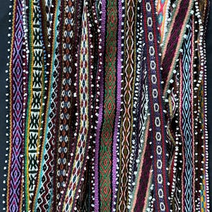 Various Designs Woven Beaded Despacho Ties / Watana Ties / Mesa Ties / Waist Wrap / Head Wrap Hand woven by Q&#39;ero Sacred Valley Peru