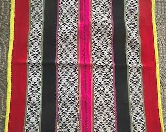 Q'ero Mestana Mesa Altar Ritual Cloth Handwoven on Loom Andean Textile Sacred Valley Peru 112535