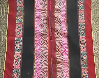 Q'ero Mestana Mesa Altar Ritual Cloth Handwoven on Loom Andean Textile Sacred Valley Peru 112534