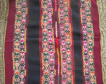 Q'ero Mestana Mesa Altar Ritual Cloth Handwoven on Loom Andean Textile Sacred Valley Peru 112533