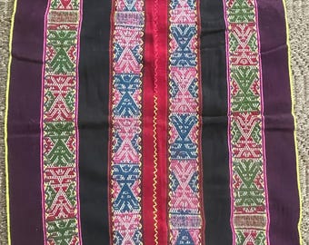Q'ero Mestana Mesa Altar Ritual Cloth Handwoven on Loom Andean Textile Sacred Valley Peru 112517
