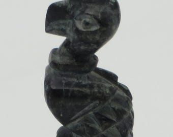 Carved Serpentine Machu Picchu Stone Jaguar Condor hand crafted Sacred Valley Peru PS2317