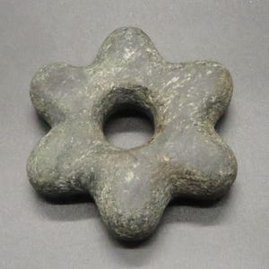 Star Shaped Peruvian Pi Stone Macana hand crafted Sacred Valley