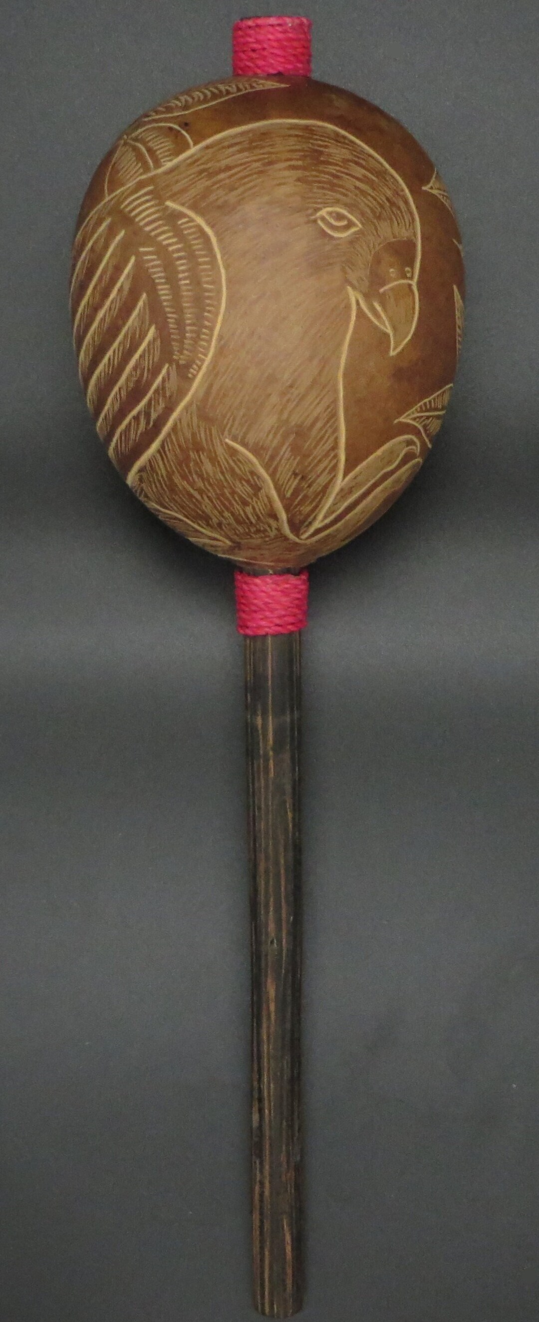 Peru Rattle Shipibo Ceremonial Rattle Bird Designs Handcrafted in Amazon Region ...