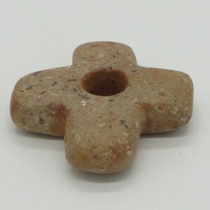 Carved River Stone Chakana hand crafted Sacred Valley Peru