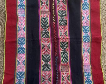 Q'ero Mestana Mesa Altar Ritual Cloth Handwoven on Loom Andean Textile Sacred Valley Peru 112526