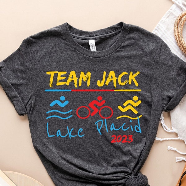 Triathlon Shirt, Custom Sport Team Shirt,Swimming Cycling Running Shier,Sport Team Shirt,Lake Placid Sport Shirt, Marathon T-Shirt,Sport Tee