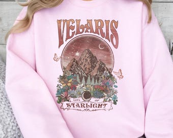 Velaris Sweatshirt, City Of Starlight Sweatshirt, Fantasy Bookish Sweatshirt, Cozy Reader Gift, Fantasy Book Inspired Clothing,Bookworm Gift
