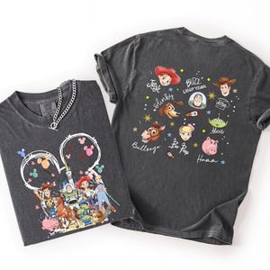 Disneyworld T-shirt, Comfort Colors, Toy Story Shirt, Andy Shirt, Disney Trip Gift, Buzz Lightyear, Jessie Shirt, Alien Shirt Bild 1