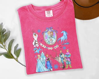 Disney Princess T-shirt, Comfort Colors, Snow Princess Shirt, Let It Go, Disney Birthday Gift, Princess Gifts, Disney Trip Shirt