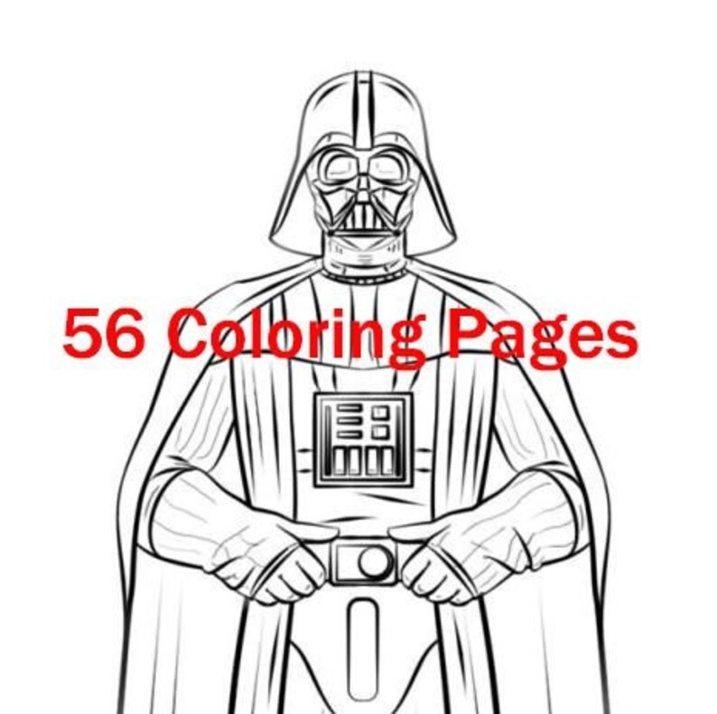 Coloring Pages Darth Vadar