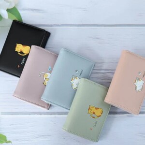 Kawaii Wallet, Animal Short Wallet, Purse Wallet, Card Holder, Gift for her