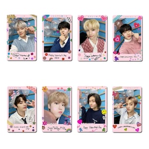 Stray Kids Photocard Set, Valentine&#39;s Day Photocard Set, Fanmade Lomo, 8PCS/Set