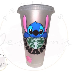 Ohana Starbucks Cup | Stitch Inspired Starbucks | 24 Fl Oz Starbucks Cup | Ohana Means Family