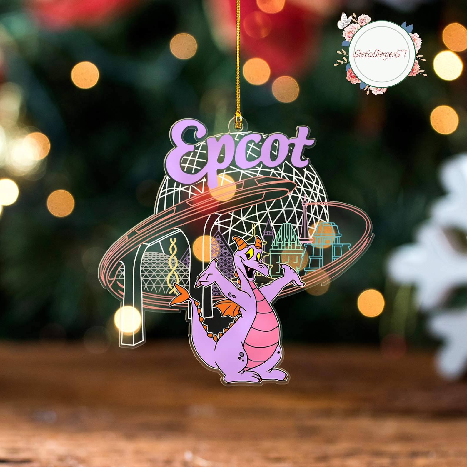 Custom Epcot Figment Ornament Figment Ornament Epcot Etsy