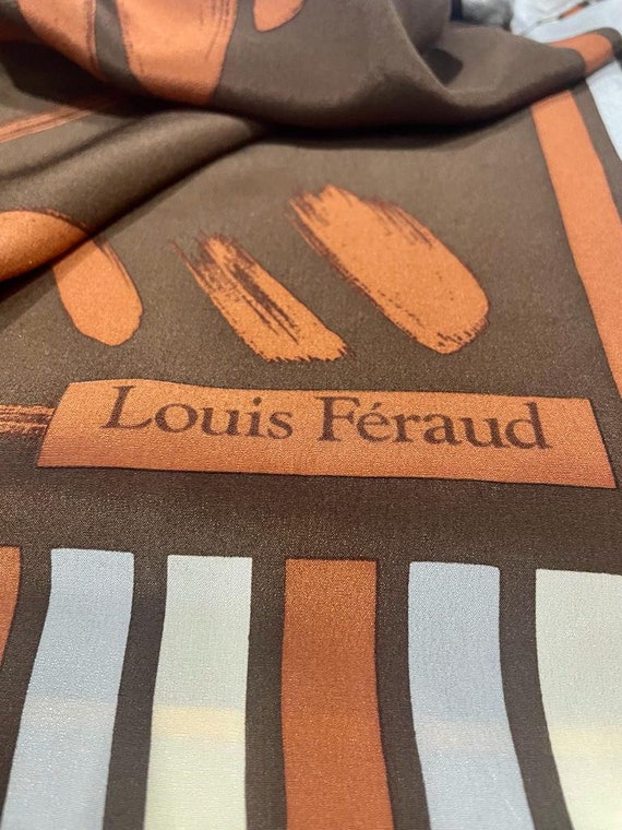 Vintage LOUIS FERAUD Silk scarf - image 2