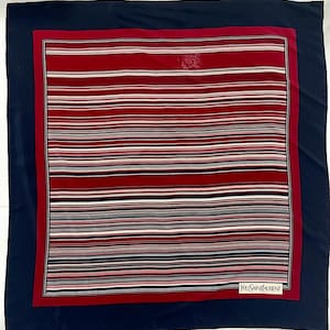 Vintage YVES SAINT LAURENT Silk Scarf