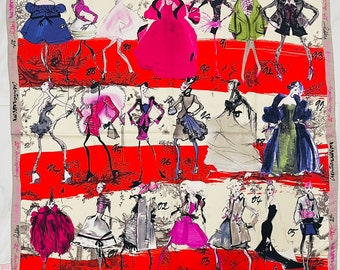 CHRISTIAN LACROIX Happy 20th Anniversary Silk Scarf