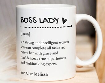 Boss Lady Mug, Boss Day Gift For Women, Gifts For Boss Female, Boss Gift For Women, Boss Lady Mug, Boss Mug For Women, Boss Gifts For Her