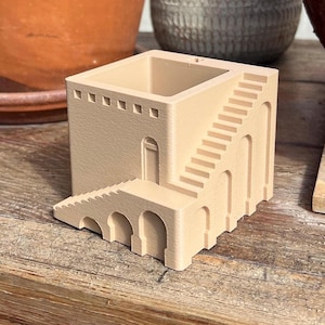 3Dプリントのカシータプランター：南西部風インテリアの多肉植物ポット