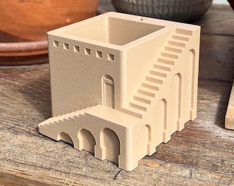 3D Printed House Planter – Colorful Casita Succulent Pot, Unique Southwestern Home Decor, Gift for Plant Lovers