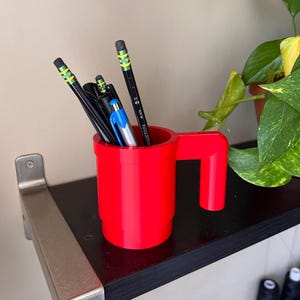 Echte Ziegelstein-Cup 3D gedruckte PLA Dekoration