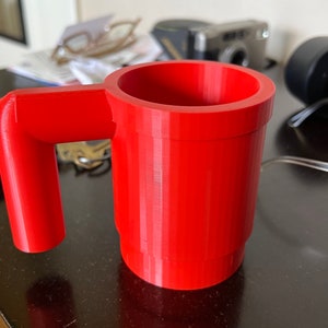 Human Sized Brick Cup 3D printed PLA Decoration