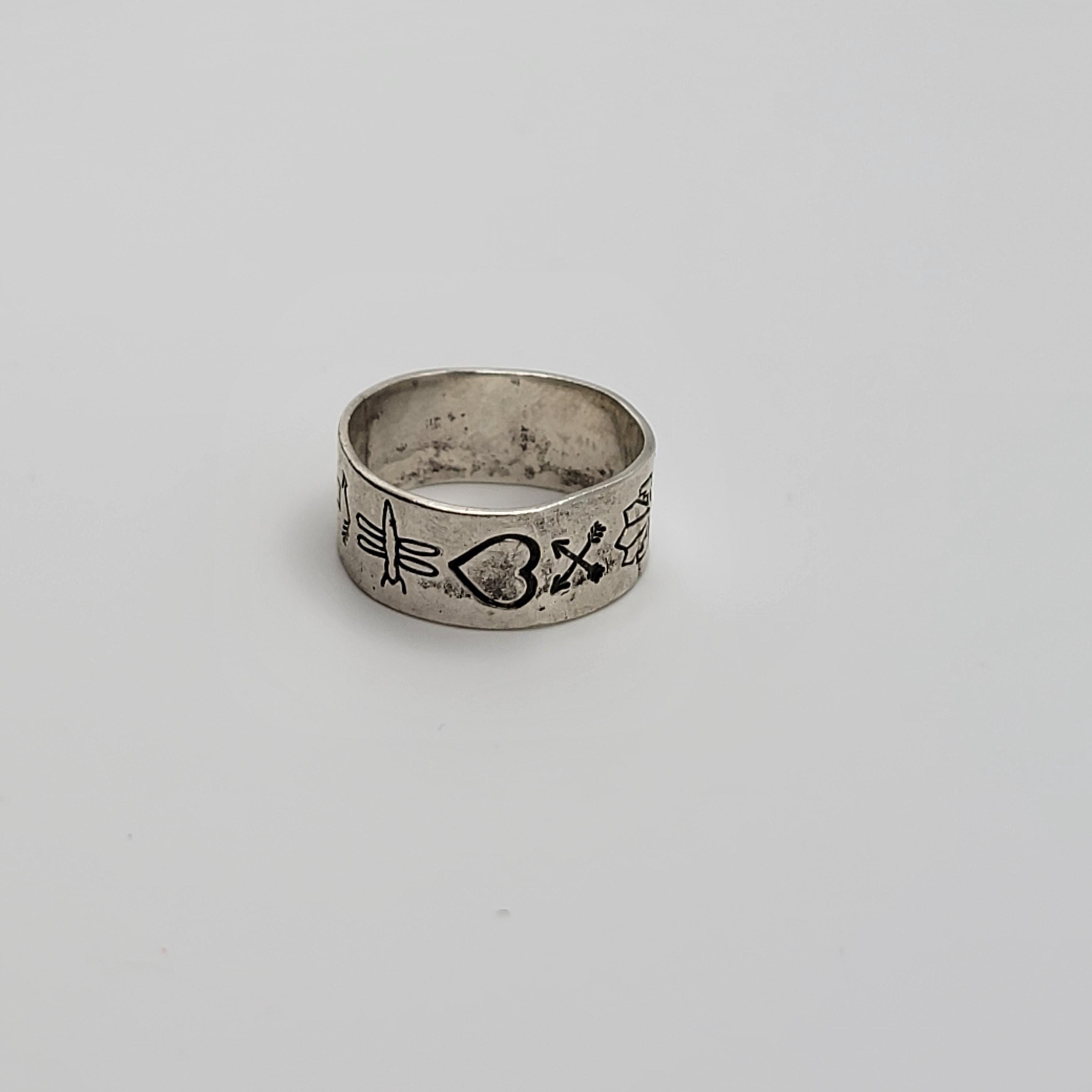 アクセサリー Navajo L James stamp ring silver Navajo L James stamp ring silver リング・指輪