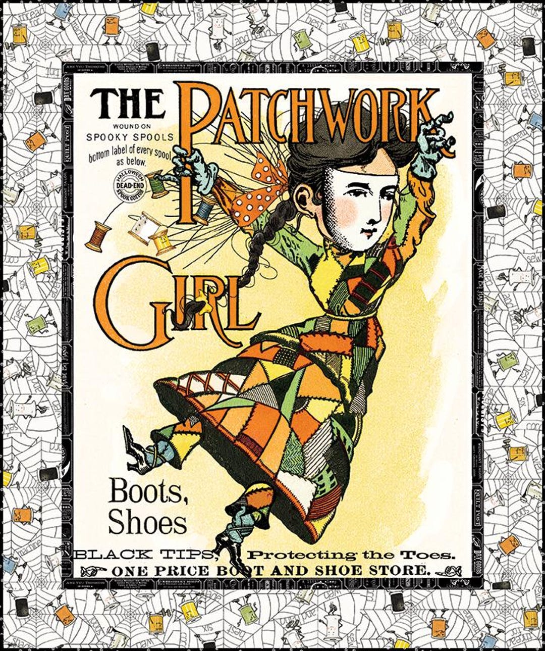 Patchwork Girl Panel Quilt Kit, Scary Scraps by J Wecker Frisch for ...