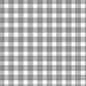 Pinstripe Plaid in Black, Press On by J. Wecker Frisch for Riley Blake Designs, C15262-Black, 1/2 Yard Increments Cut Continuously, New
