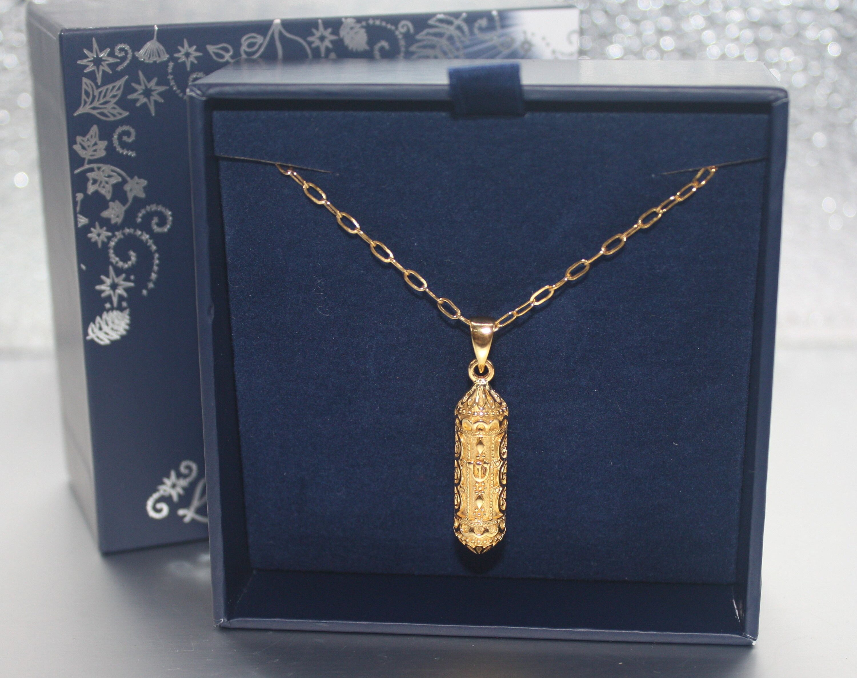 Mezuzah necklace shop etsy