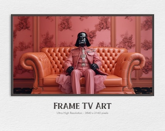 Darth Vader Samsung Frame TV Art: Wes Anderson Star Wars (Digital Download)