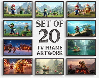 2026 NEW Release!! Set of 20 Crochet Artwork Background for Samsung tv frame |  lg tv | (3,840 x 2,160 px) 4K Resolution