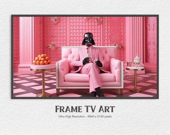 Darth Vader Samsung Frame TV Art: Pink Suit, Star Wars (Digital Download)