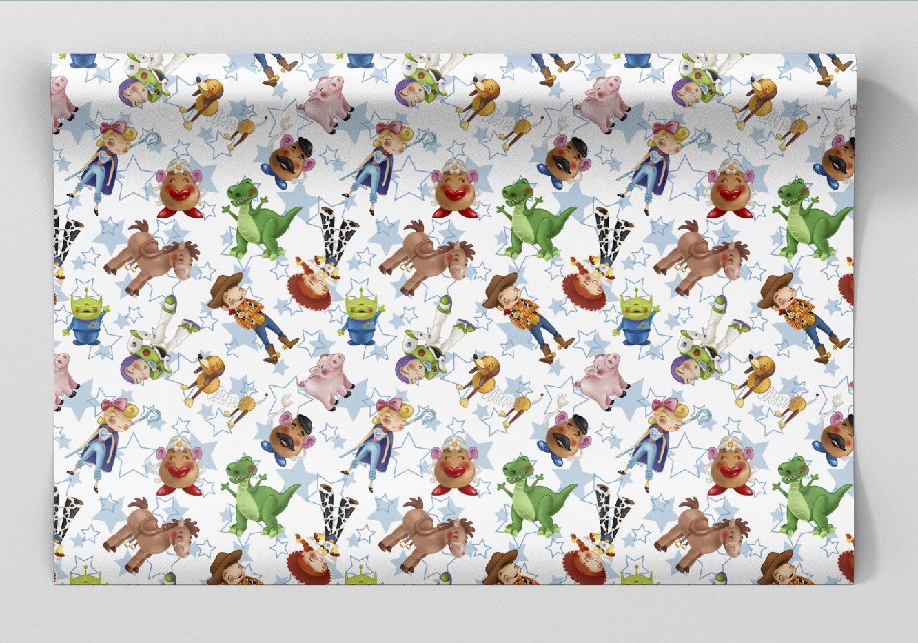 Toy Story Wrapping Paper Toy Story Gift Wrap Buzz Lightyear Etsy