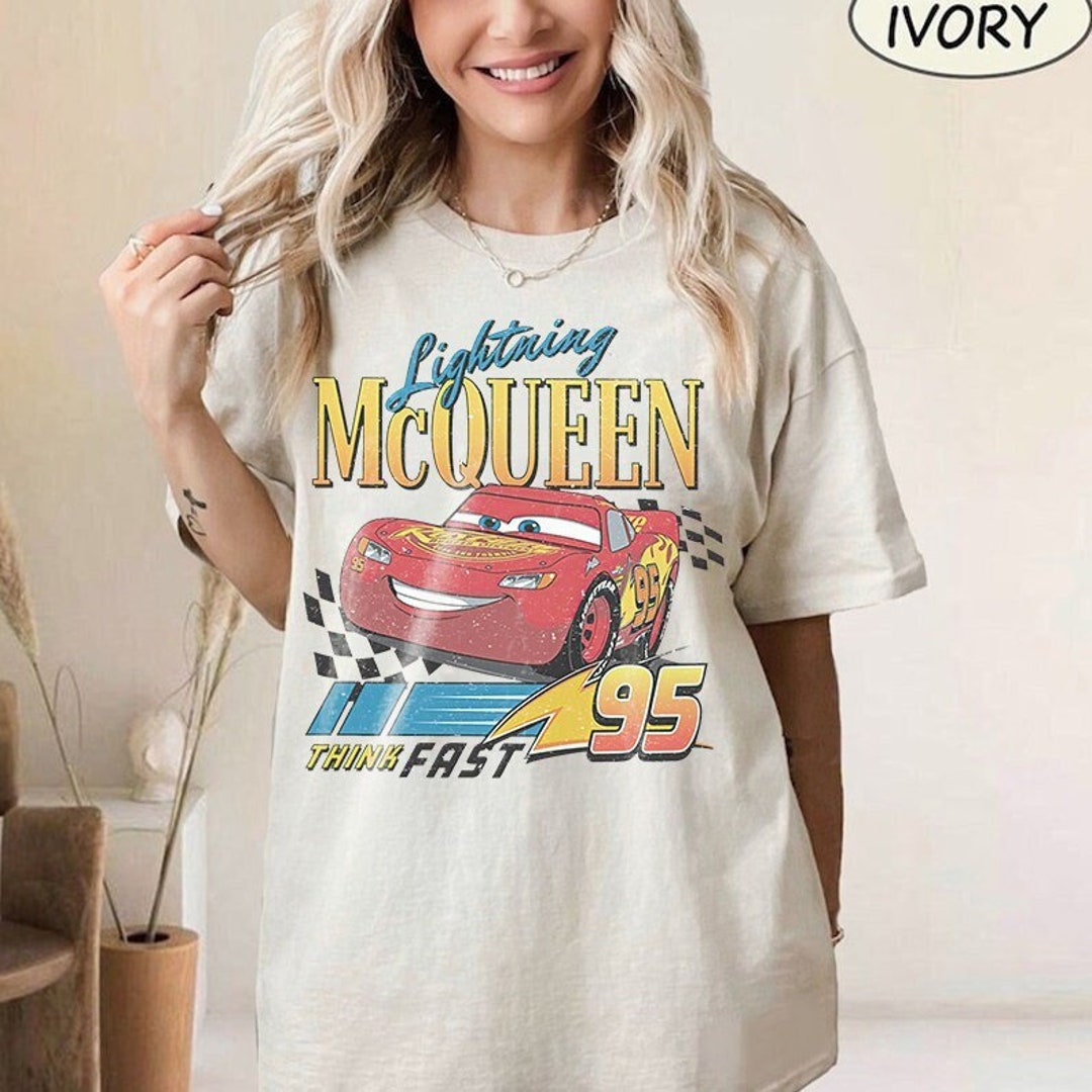Lightning Mcqueen Shirts Disneyland Cars Movie Shirt Cars Etsy