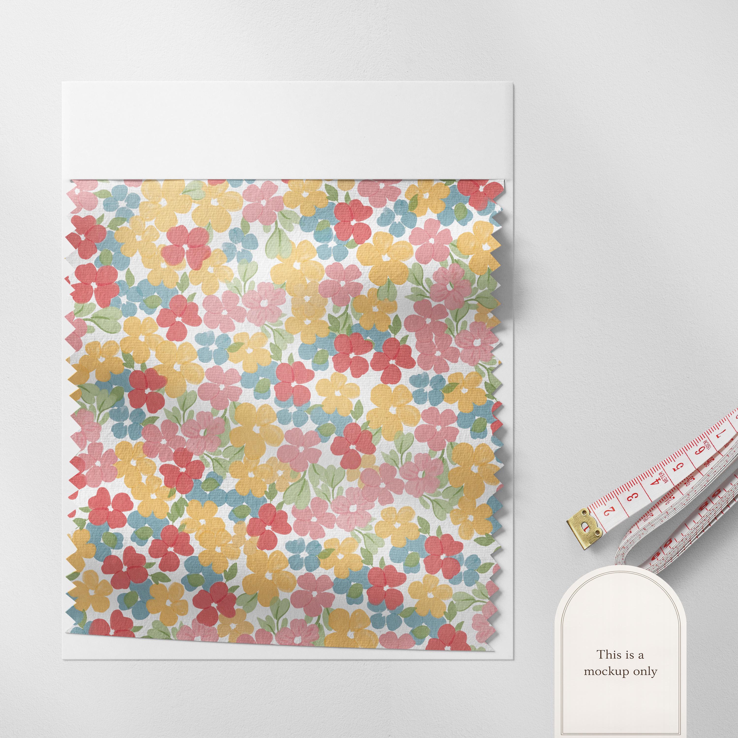 Pastel Ditsy Floral Pattern JPEG, Seamless Nursery Digital Paper ...