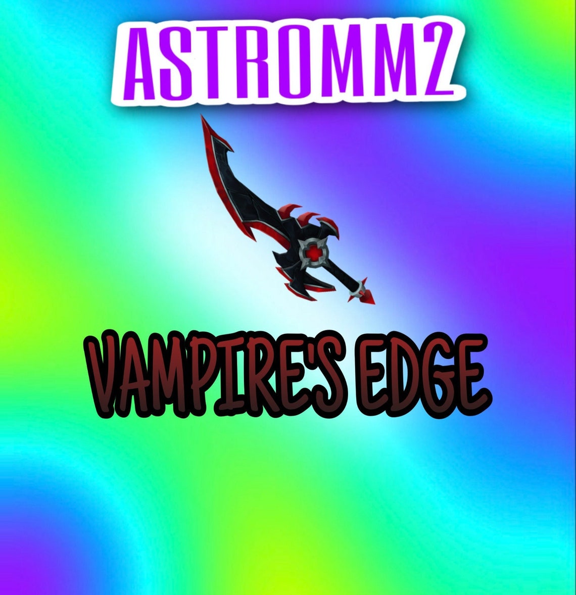 VAMPIRES EDGE MM2 CHEAP Read Description Etsy