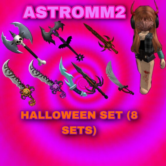 HALLOWEEN SET MM2 GODLYS very Cheap read Item Details Etsy