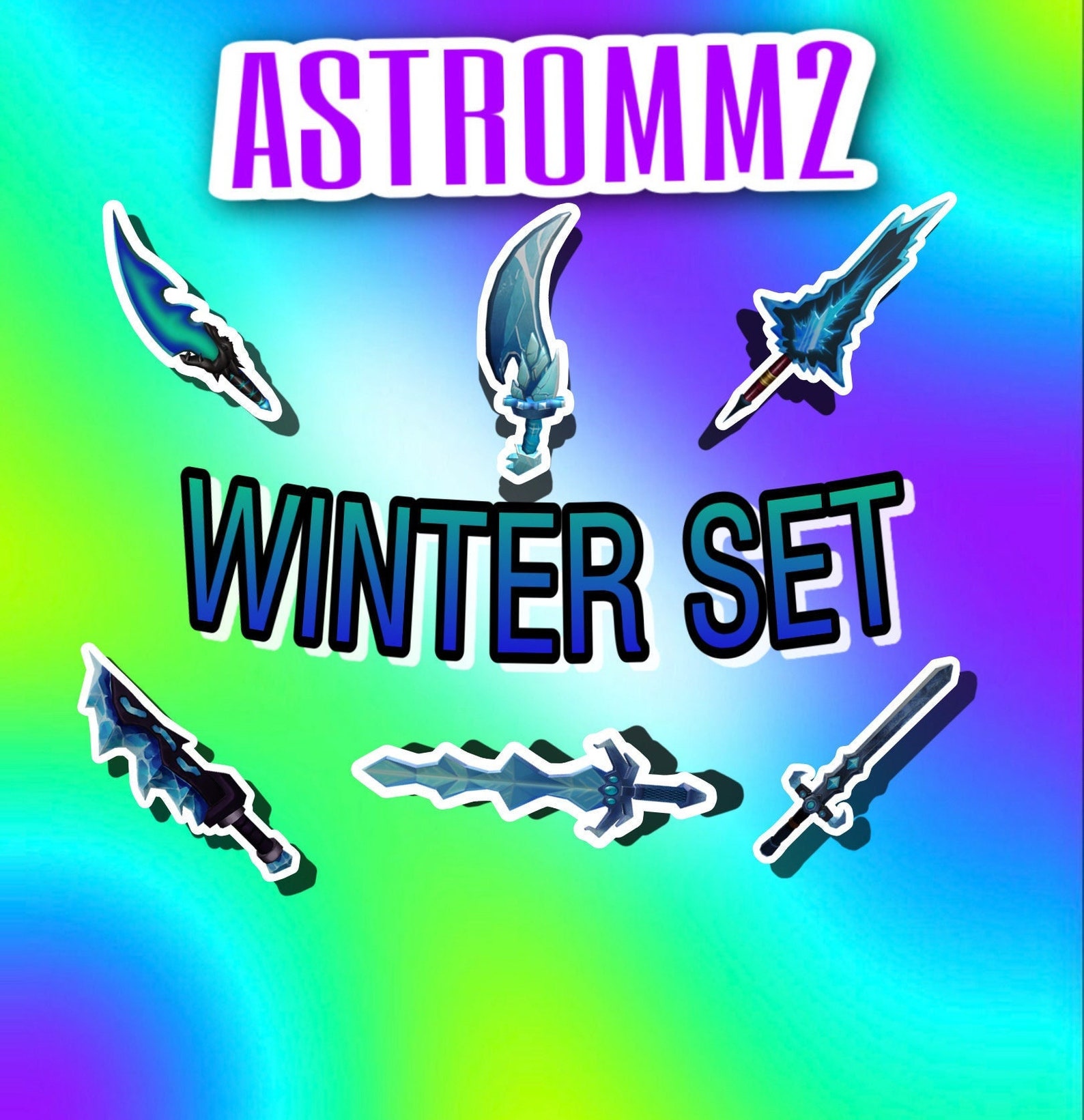 WINTER SET MM2 very Cheap read Item Details Etsy